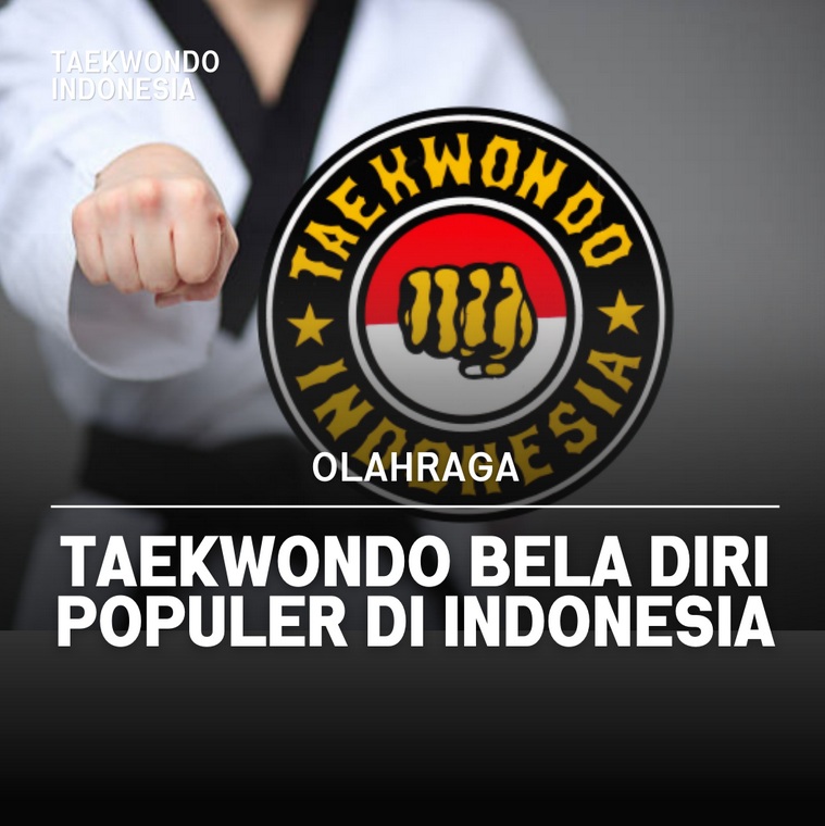 Taekwondo bela diri populer di Indonesia Taekwondo Indonesia Dojang vasudhaiva